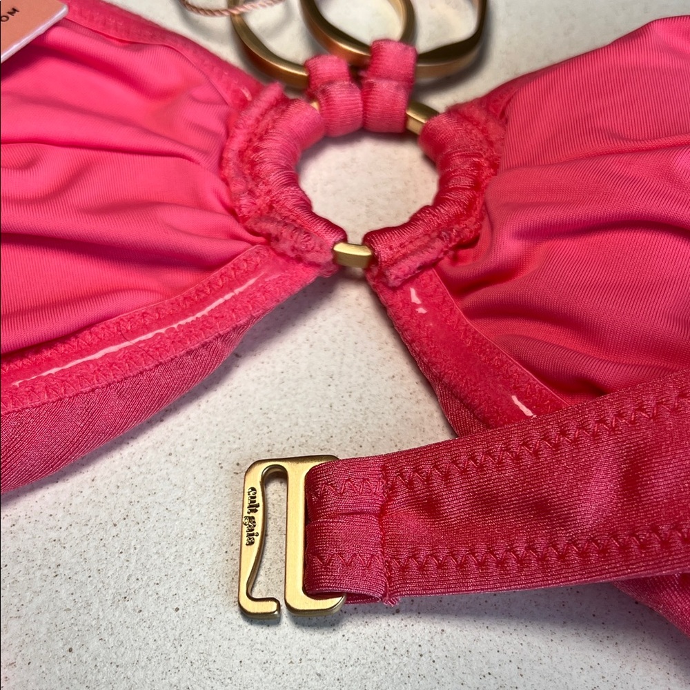NWT Cult Gaia Pink Bikini Set - Picture 7 of 9